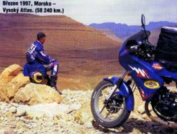 Březen 1997, Maroko - Vysoký Atlas. (58.240 km)